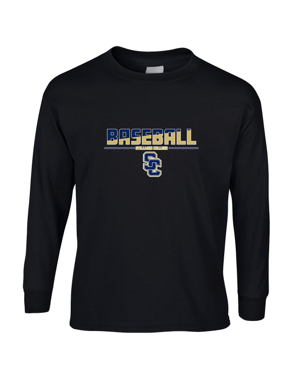Stillman College Baseball Cut - Mens Basic Cotton Long Sleeve