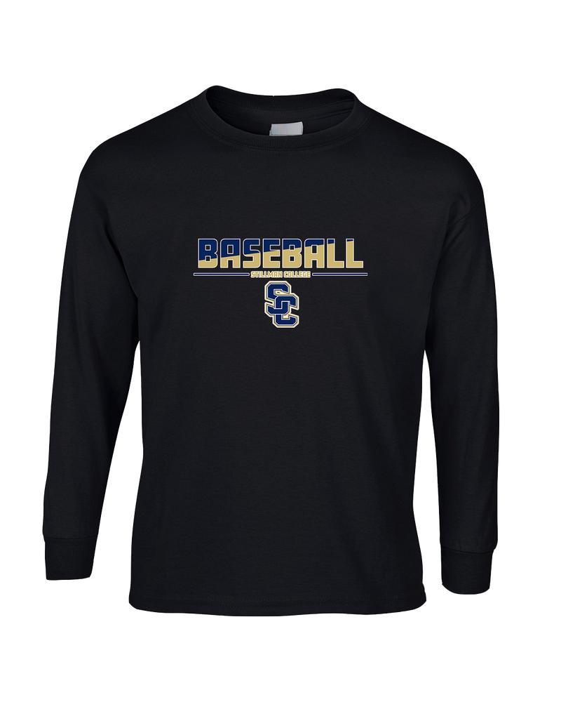 Stillman College Baseball Cut - Mens Basic Cotton Long Sleeve