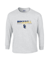 Stillman College Baseball Cut - Mens Basic Cotton Long Sleeve