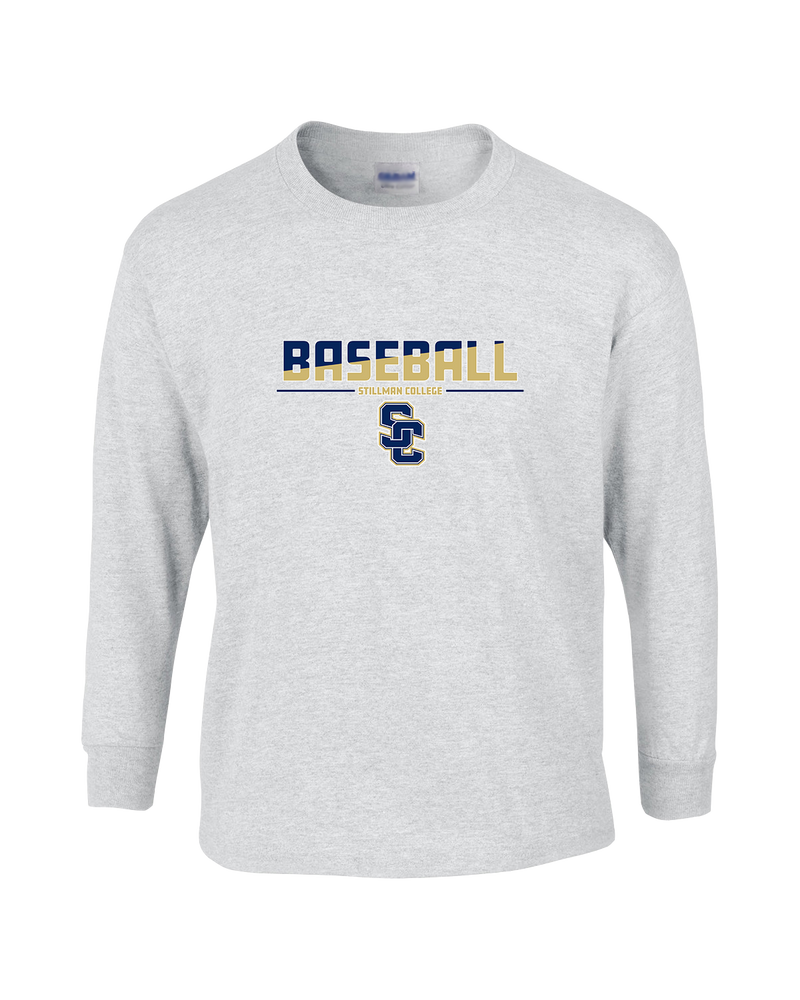 Stillman College Baseball Cut - Mens Basic Cotton Long Sleeve