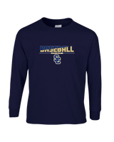 Stillman College Baseball Cut - Mens Basic Cotton Long Sleeve