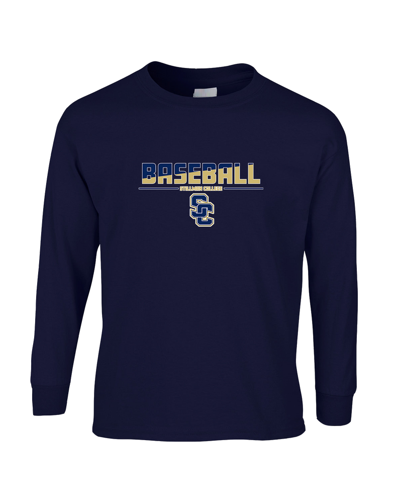 Stillman College Baseball Cut - Mens Basic Cotton Long Sleeve