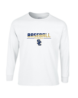 Stillman College Baseball Cut - Mens Basic Cotton Long Sleeve