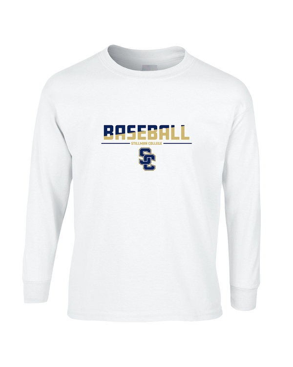 Stillman College Baseball Cut - Mens Basic Cotton Long Sleeve