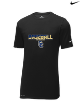 Stillman College Baseball Cut - Nike Cotton Poly Dri-Fit