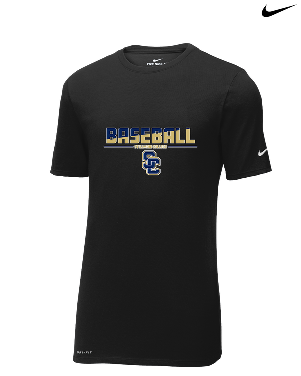 Stillman College Baseball Cut - Nike Cotton Poly Dri-Fit