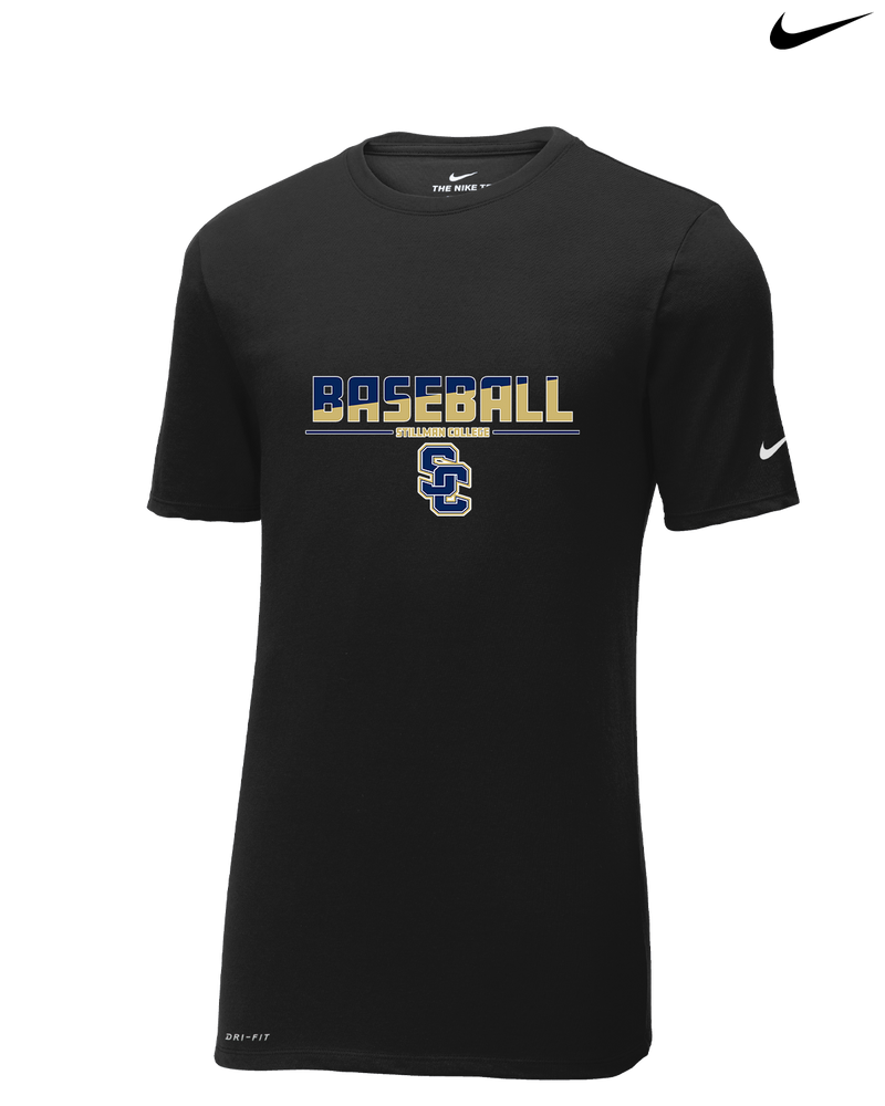 Stillman College Baseball Cut - Nike Cotton Poly Dri-Fit