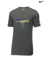 Stillman College Baseball Cut - Nike Cotton Poly Dri-Fit