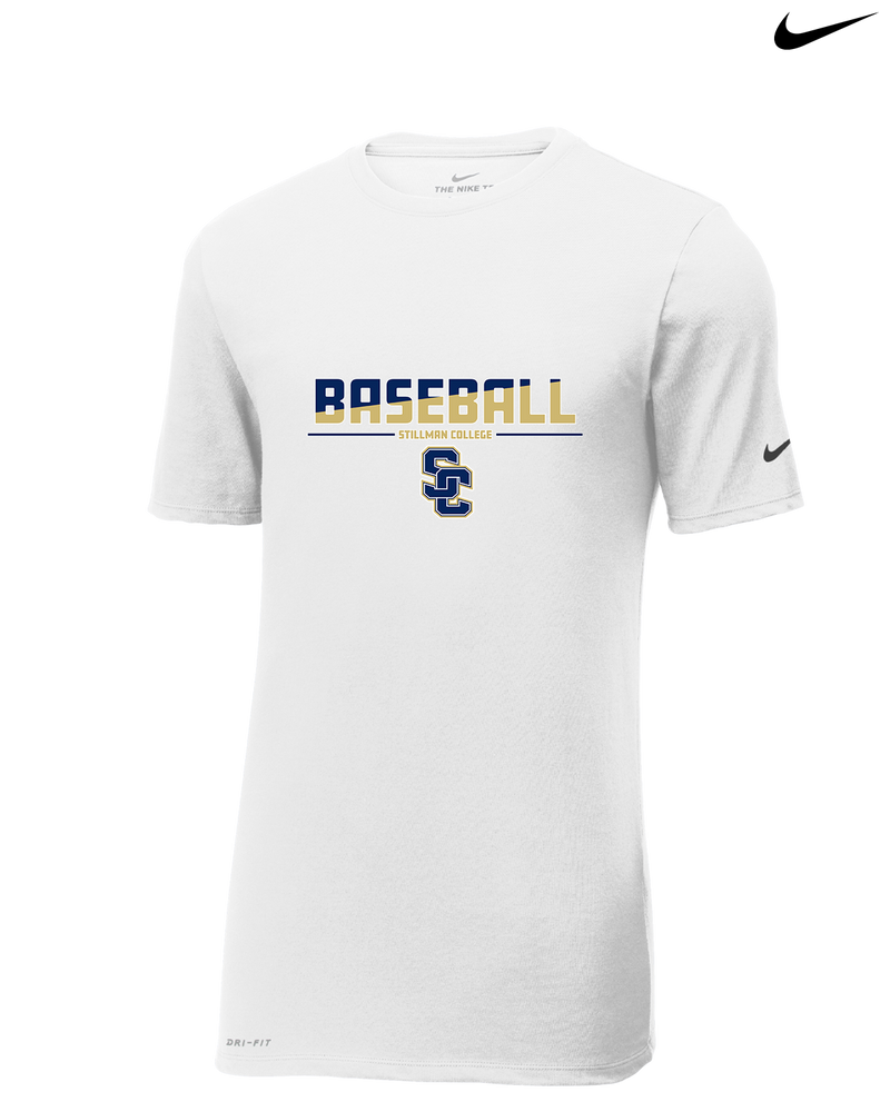 Stillman College Baseball Cut - Nike Cotton Poly Dri-Fit