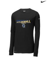Stillman College Baseball Cut - Nike Dri-Fit Poly Long Sleeve