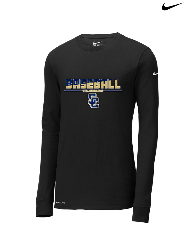 Stillman College Baseball Cut - Nike Dri-Fit Poly Long Sleeve