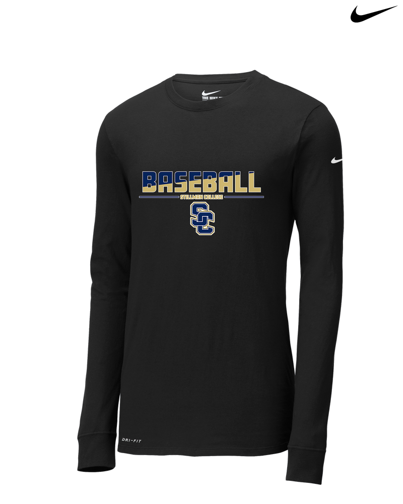 Stillman College Baseball Cut - Nike Dri-Fit Poly Long Sleeve