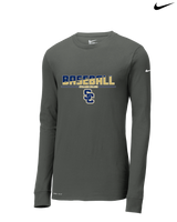Stillman College Baseball Cut - Nike Dri-Fit Poly Long Sleeve