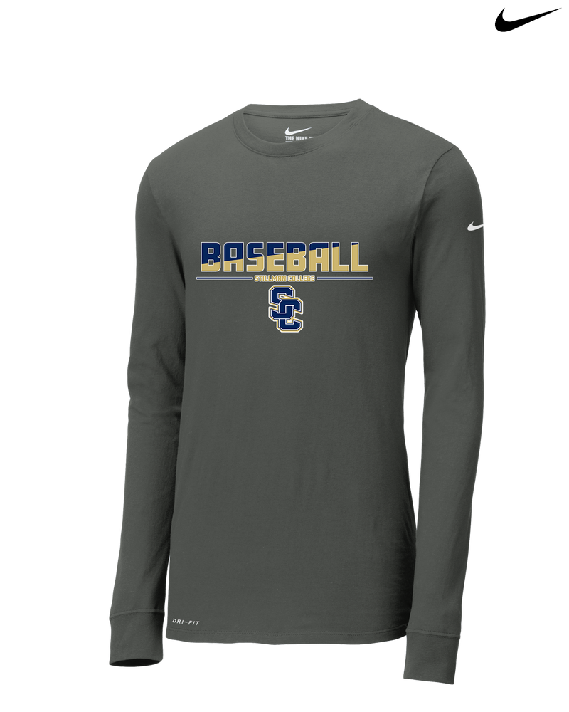 Stillman College Baseball Cut - Nike Dri-Fit Poly Long Sleeve