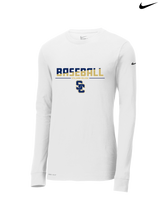 Stillman College Baseball Cut - Nike Dri-Fit Poly Long Sleeve