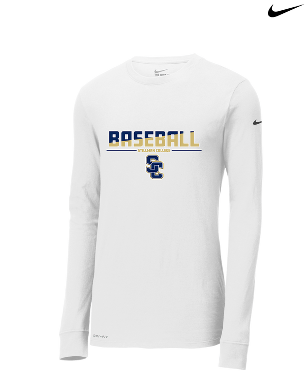 Stillman College Baseball Cut - Nike Dri-Fit Poly Long Sleeve