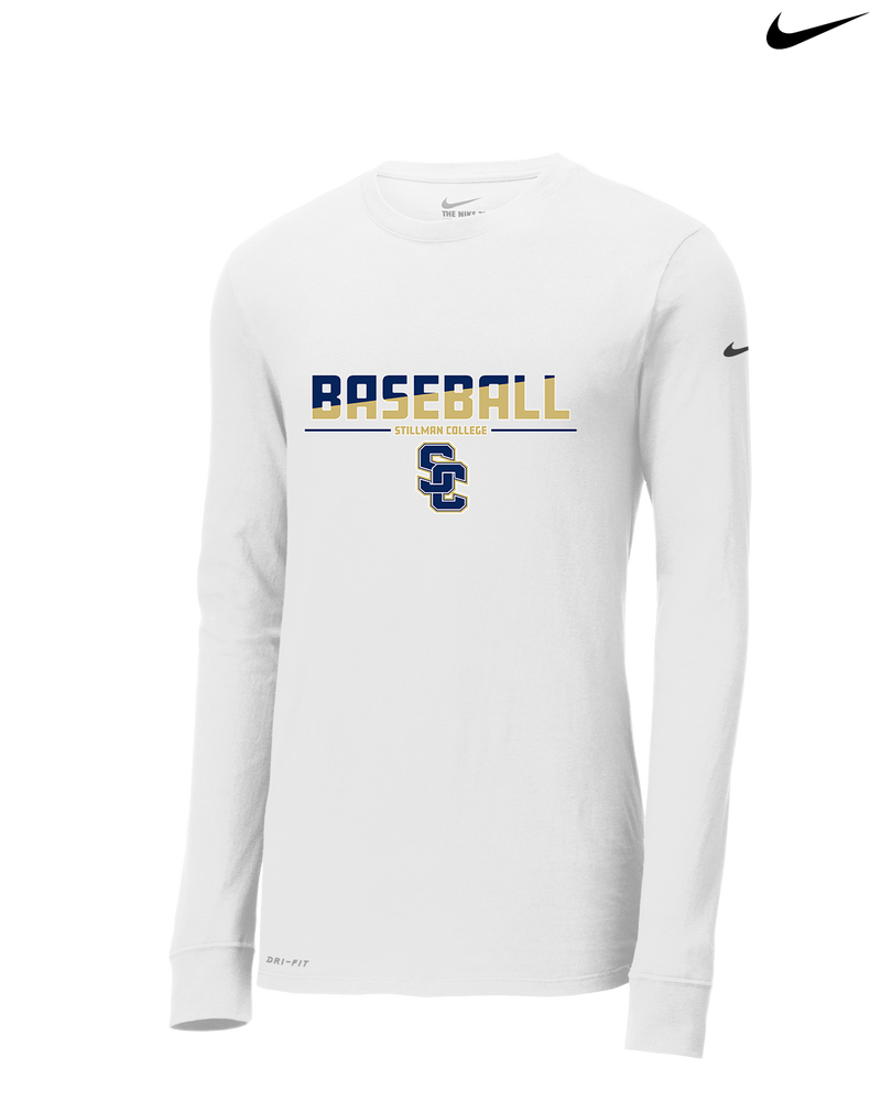 Stillman College Baseball Cut - Nike Dri-Fit Poly Long Sleeve