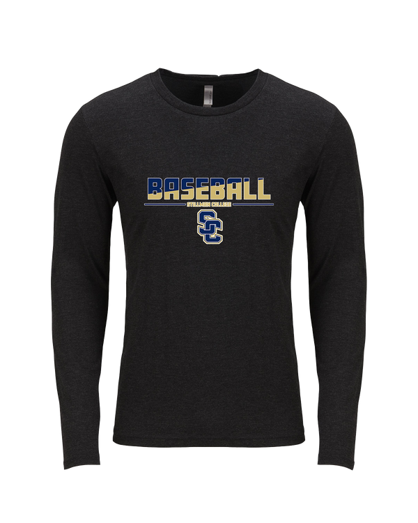 Stillman College Baseball Cut - Tri Blend Long Sleeve