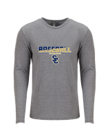 Stillman College Baseball Cut - Tri Blend Long Sleeve