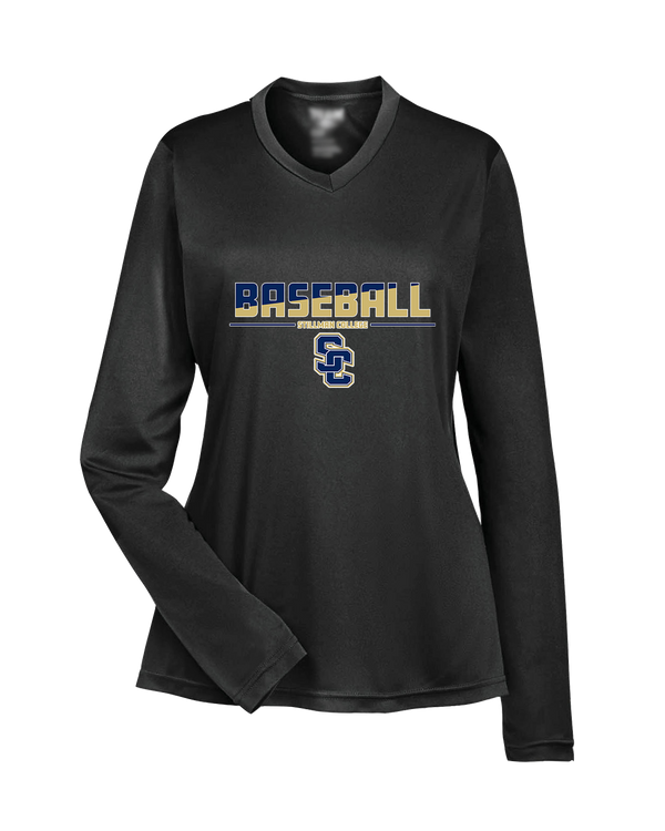 Stillman College Baseball Cut - Womens Performance Long Sleeve