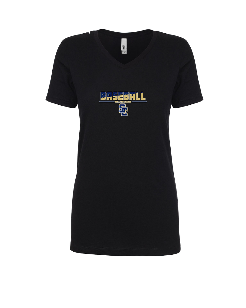 Stillman College Baseball Cut - Womens V-Neck