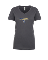 Stillman College Baseball Cut - Womens V-Neck