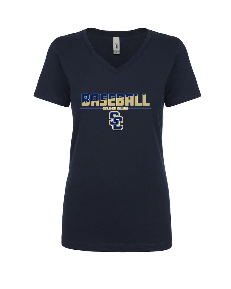 Stillman College Baseball Cut - Womens V-Neck