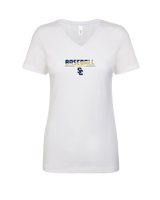 Stillman College Baseball Cut - Womens V-Neck