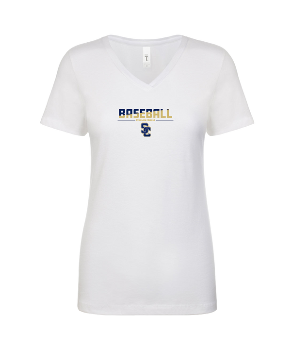 Stillman College Baseball Cut - Womens V-Neck