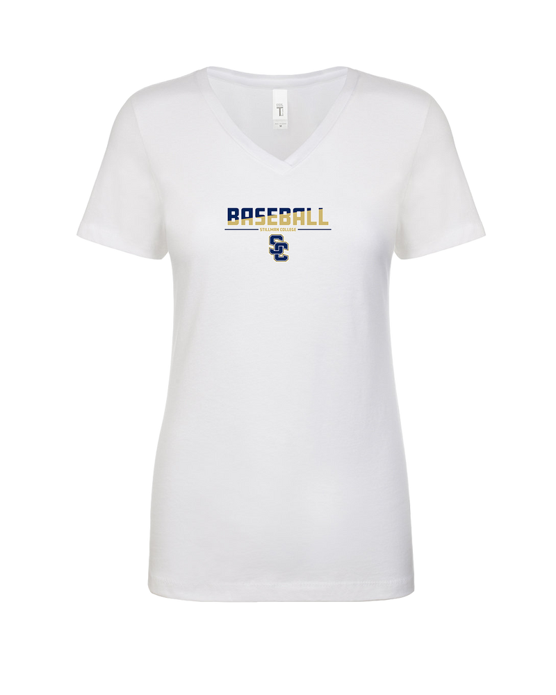 Stillman College Baseball Cut - Womens V-Neck
