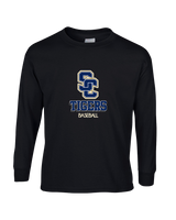 Stillman College Baseball Shadow - Mens Basic Cotton Long Sleeve