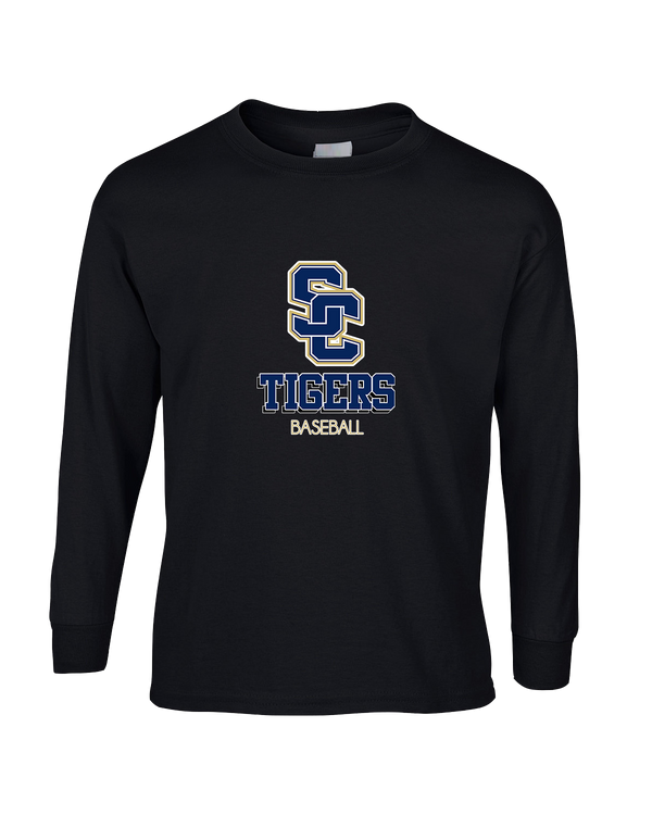 Stillman College Baseball Shadow - Mens Basic Cotton Long Sleeve
