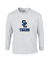 Stillman College Baseball Shadow - Mens Basic Cotton Long Sleeve