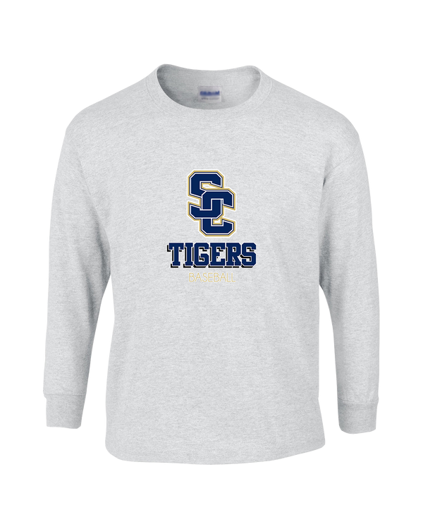 Stillman College Baseball Shadow - Mens Basic Cotton Long Sleeve