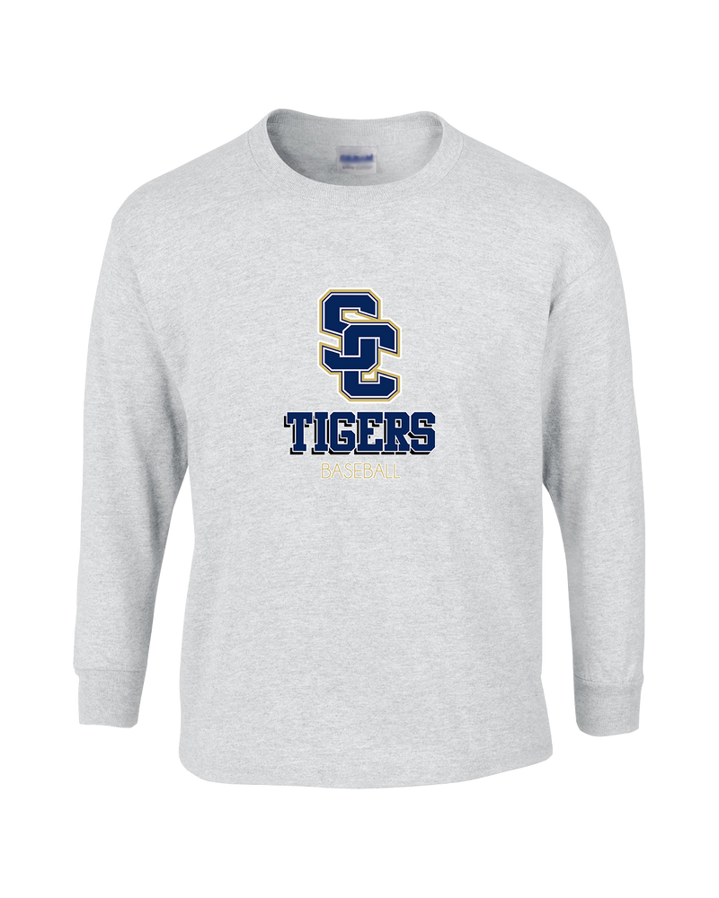 Stillman College Baseball Shadow - Mens Basic Cotton Long Sleeve