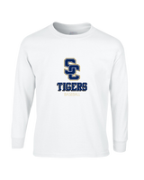 Stillman College Baseball Shadow - Mens Basic Cotton Long Sleeve