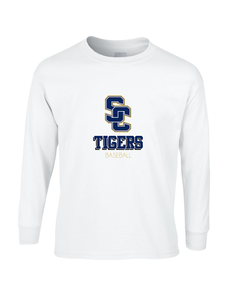 Stillman College Baseball Shadow - Mens Basic Cotton Long Sleeve