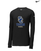 Stillman College Baseball Shadow - Nike Dri-Fit Poly Long Sleeve