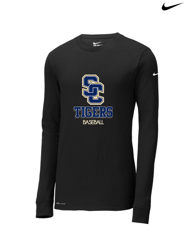Stillman College Baseball Shadow - Nike Dri-Fit Poly Long Sleeve