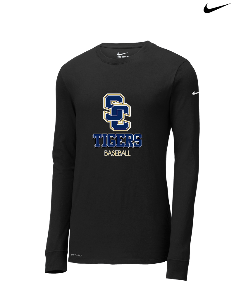 Stillman College Baseball Shadow - Nike Dri-Fit Poly Long Sleeve
