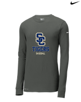 Stillman College Baseball Shadow - Nike Dri-Fit Poly Long Sleeve
