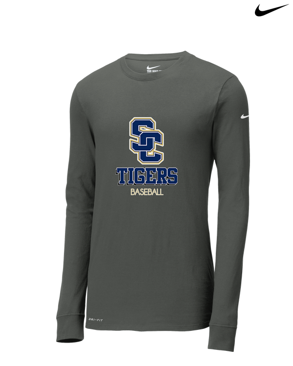 Stillman College Baseball Shadow - Nike Dri-Fit Poly Long Sleeve