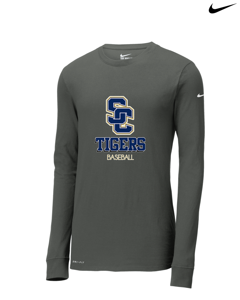 Stillman College Baseball Shadow - Nike Dri-Fit Poly Long Sleeve
