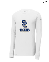 Stillman College Baseball Shadow - Nike Dri-Fit Poly Long Sleeve