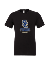 Stillman College Baseball Shadow - Mens Tri Blend Shirt