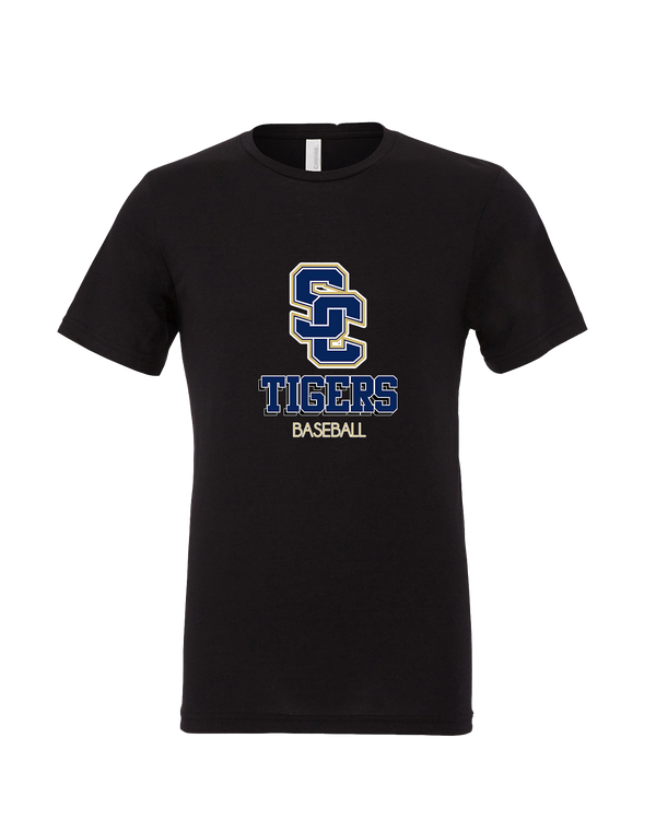 Stillman College Baseball Shadow - Mens Tri Blend Shirt
