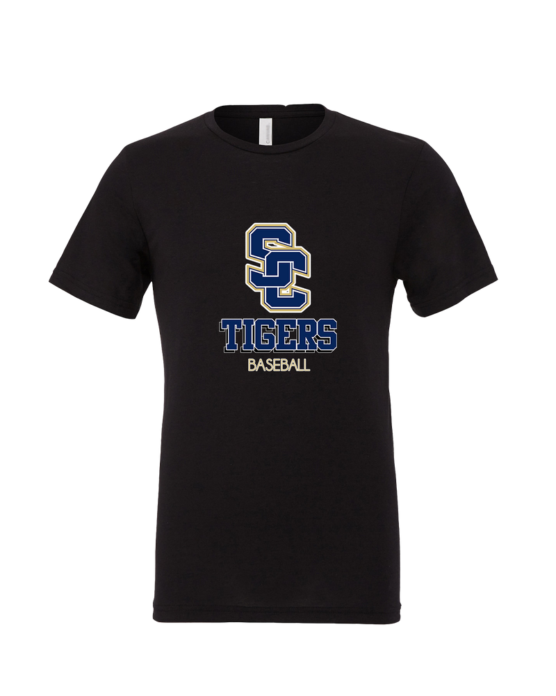 Stillman College Baseball Shadow - Mens Tri Blend Shirt