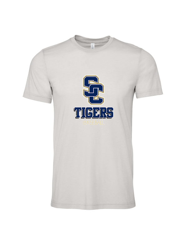 Stillman College Baseball Shadow - Mens Tri Blend Shirt