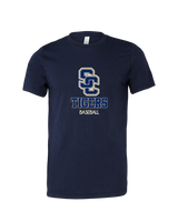 Stillman College Baseball Shadow - Mens Tri Blend Shirt