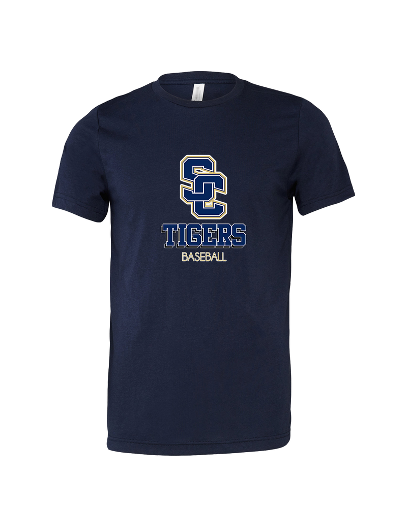 Stillman College Baseball Shadow - Mens Tri Blend Shirt